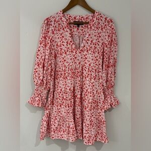 Tuckernuck Pomander Place Scarlet Ditsy Floral Kenzo Dress